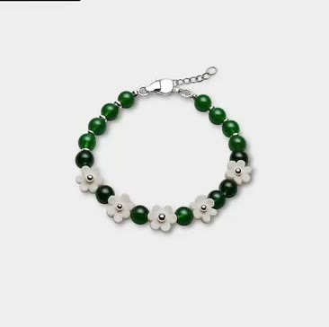Garden green on a grey studio backdrop