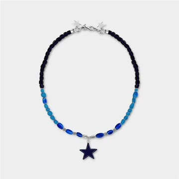 Midnight star on a grey studio backdrop
